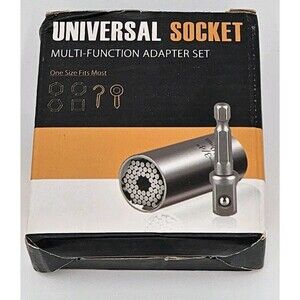 Universal SOCKET Wrench Tool 1/4-3/4  7mm-19mm Magic Grip Alligator Adapter Set